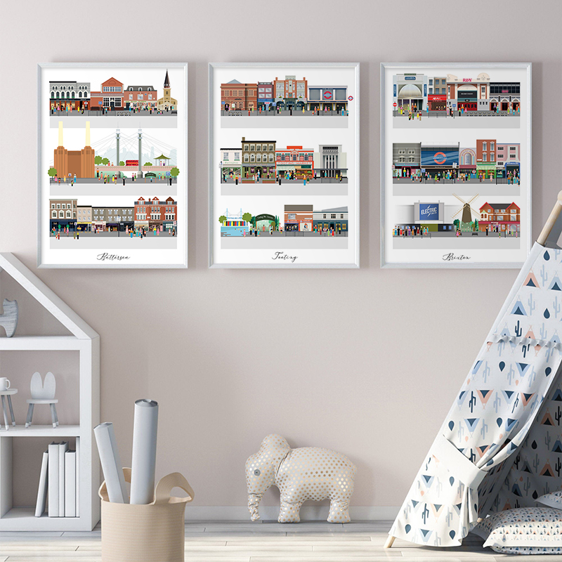 Commercial Printing London - Londres comercial pintura em tela battersea