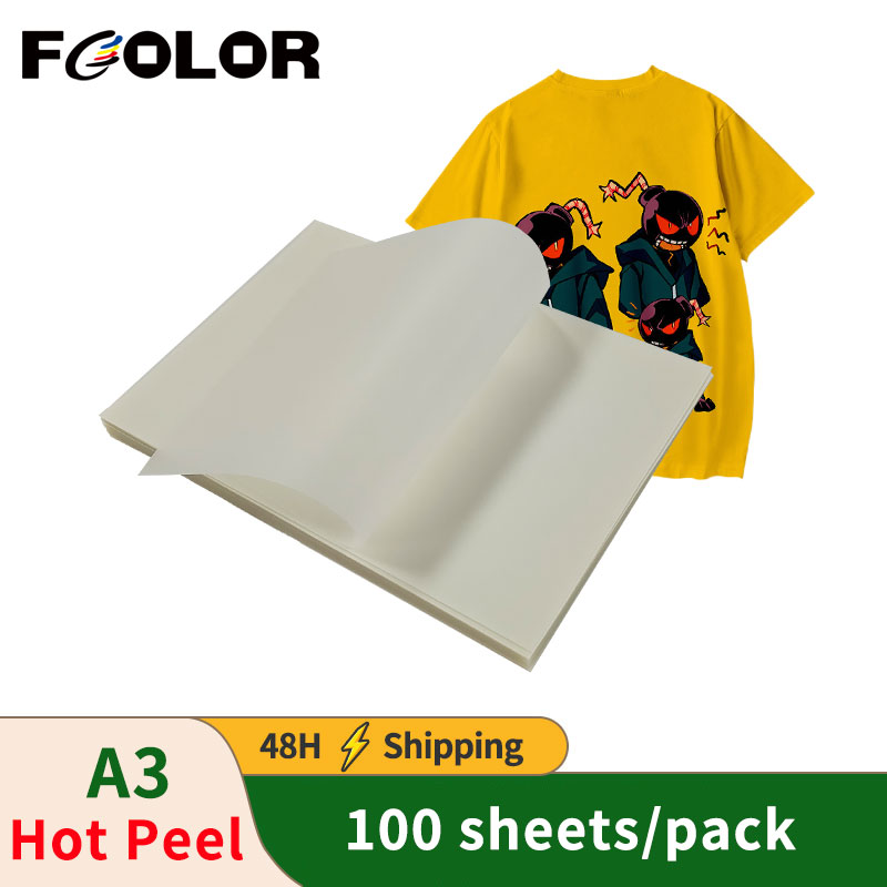 Dtf Hot Peel Film - 100PCS Filme PET A3 DTF Fosco