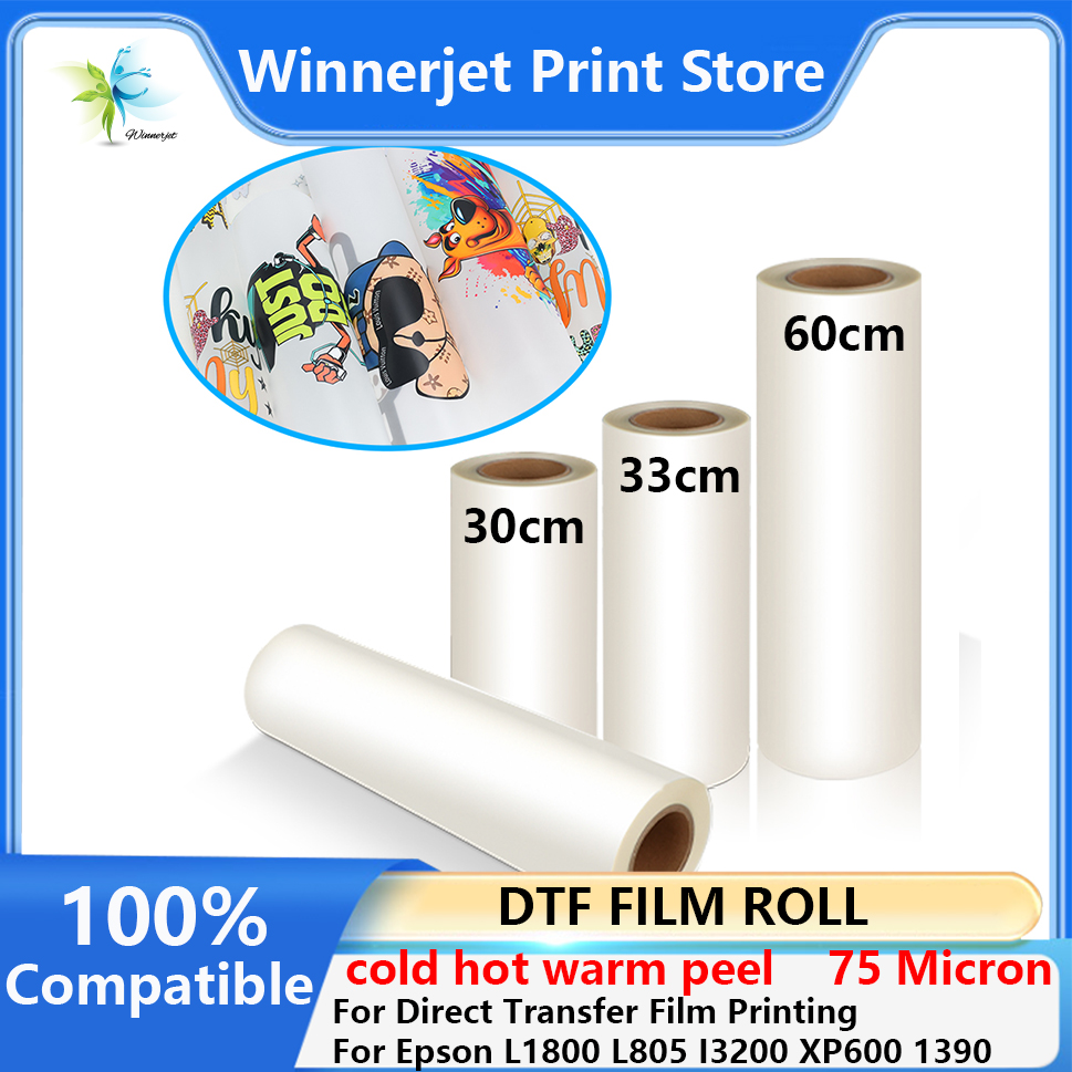 Dtf Hot Peel Film - Filme PET DTF em Rolo 30cm