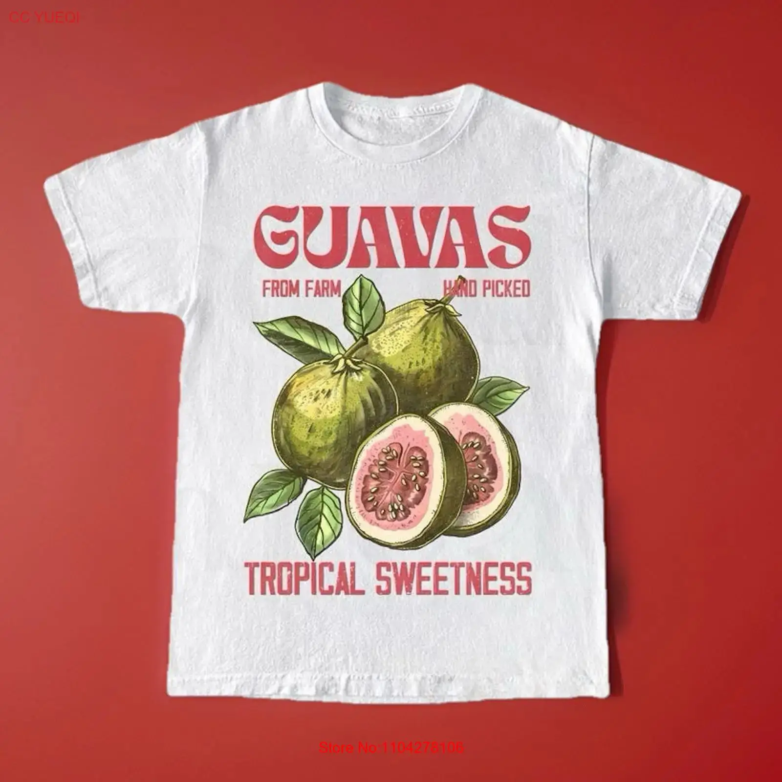 Camiseta Comercial Retrô Guava - Commercial Printing Labels avaliação e preço