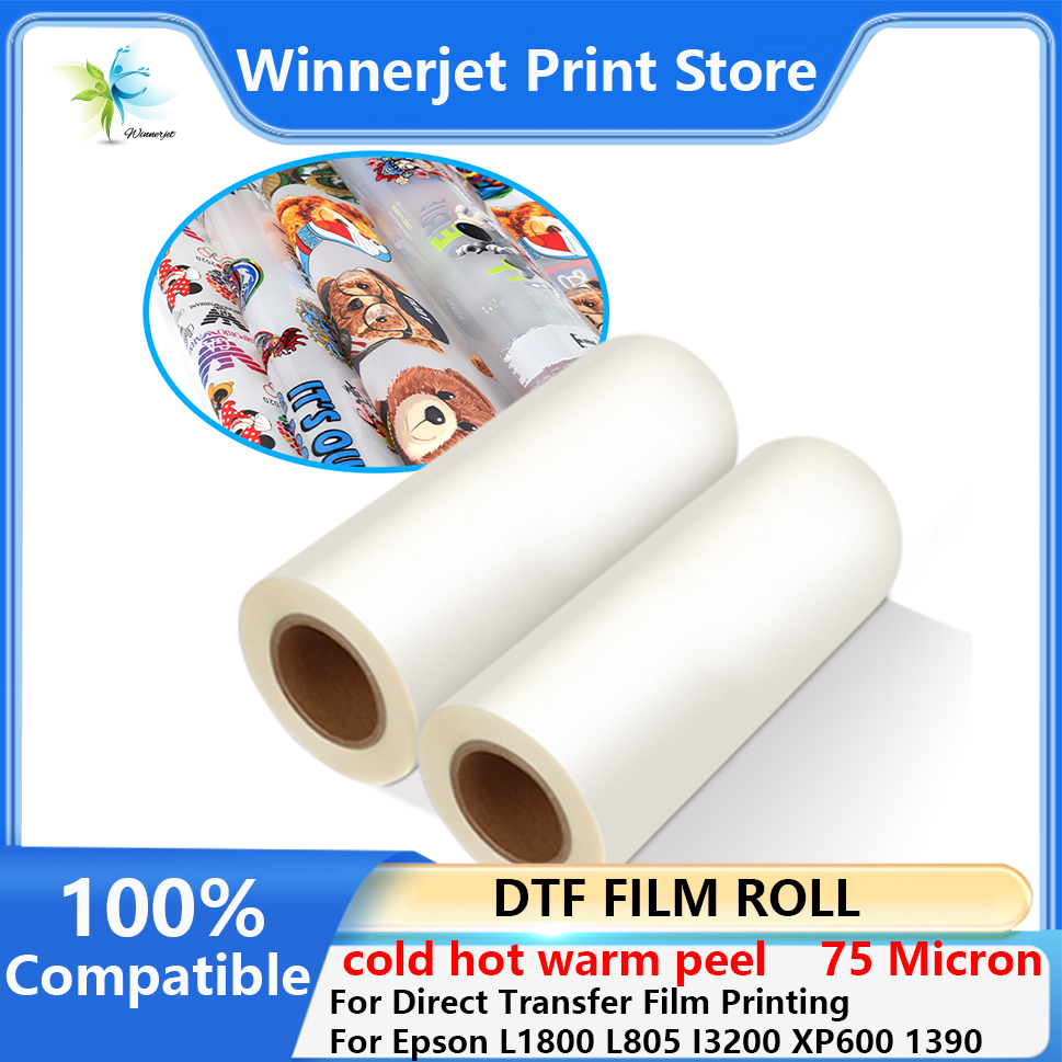 Rolo de filme pet dtf de 30cm  - Dtf Hot Peel Film avaliação e preço