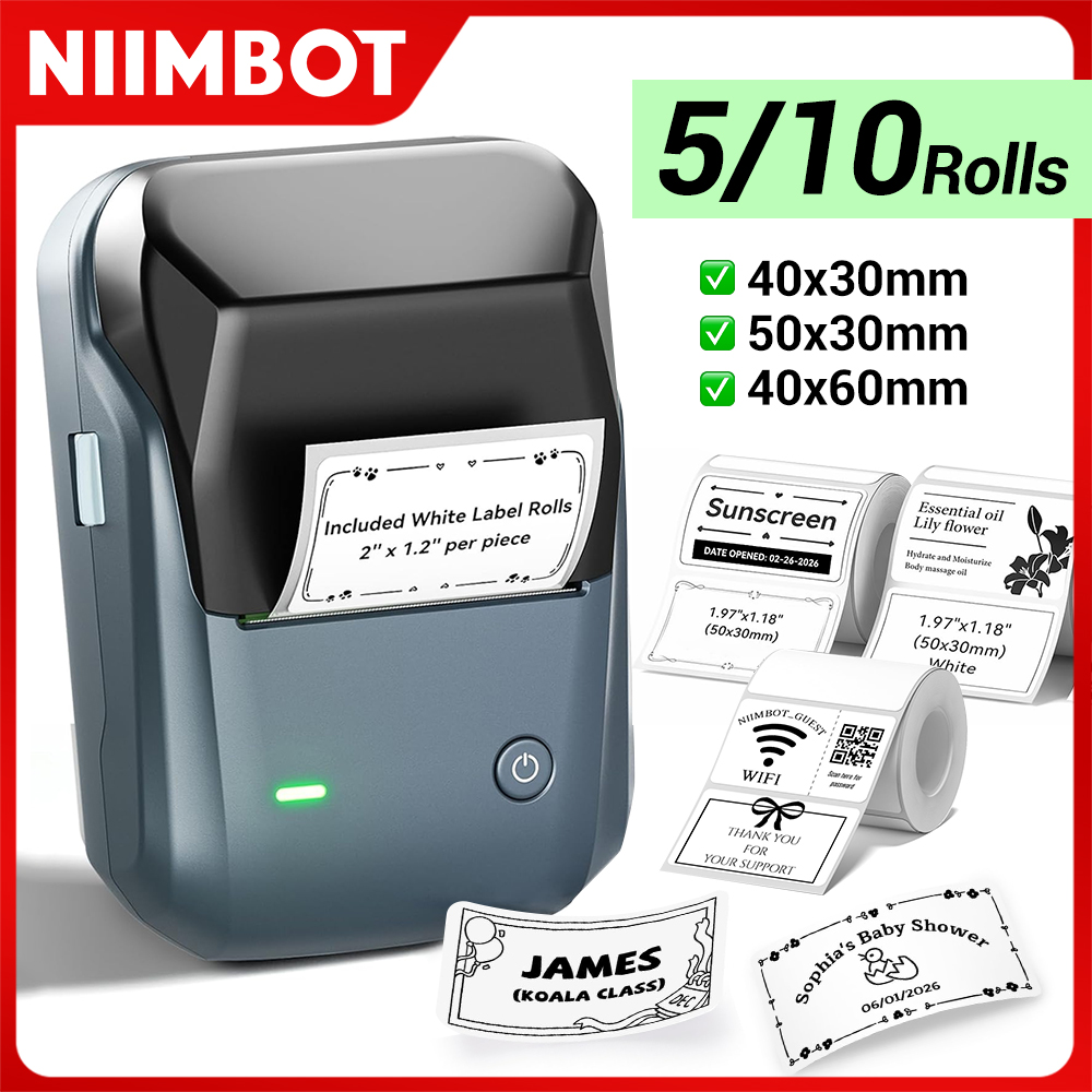 Niimbot b1 impressora térmica  - Commercial Printing Labels avaliação e preço